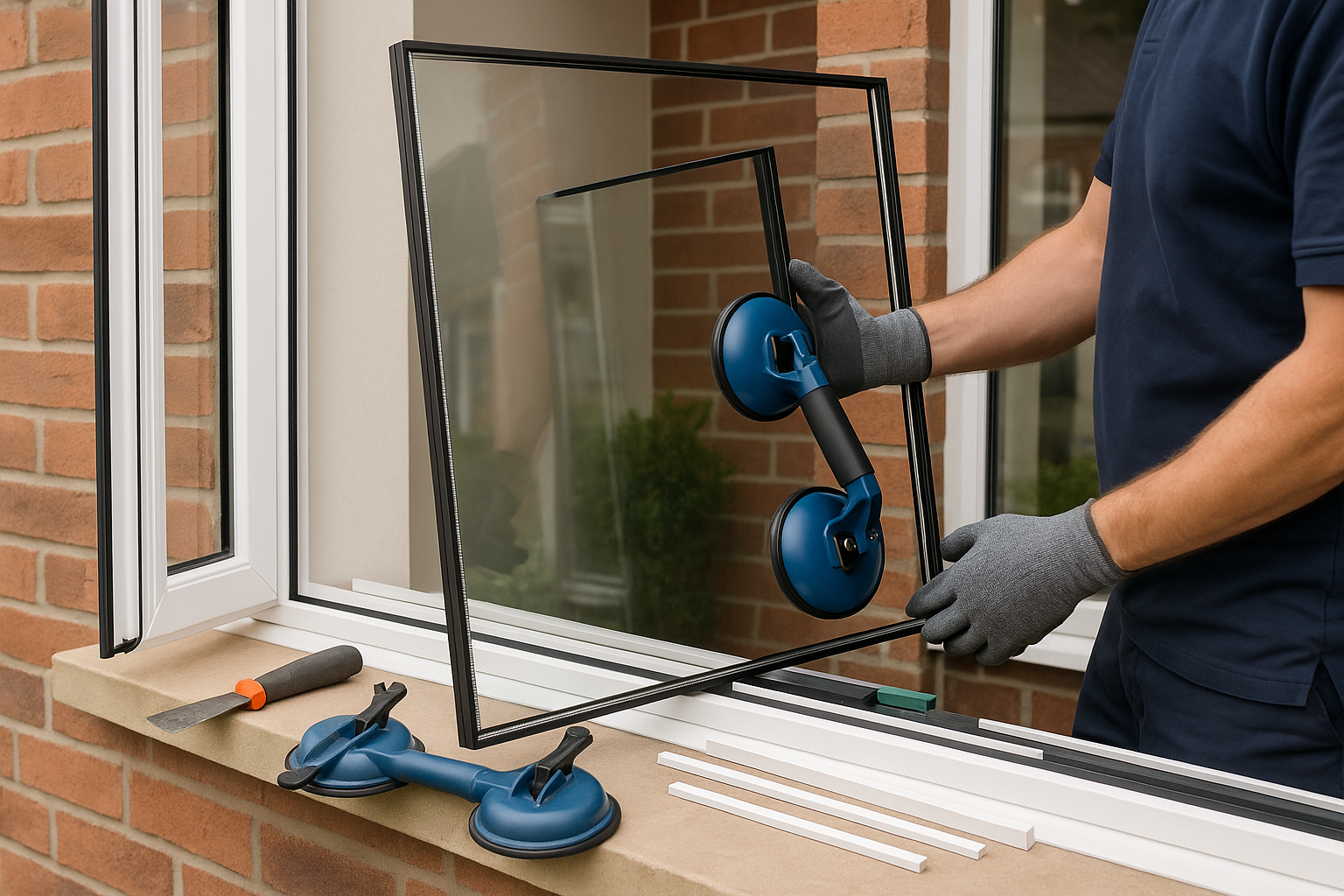 Window Glass Replacement Longfield service image
